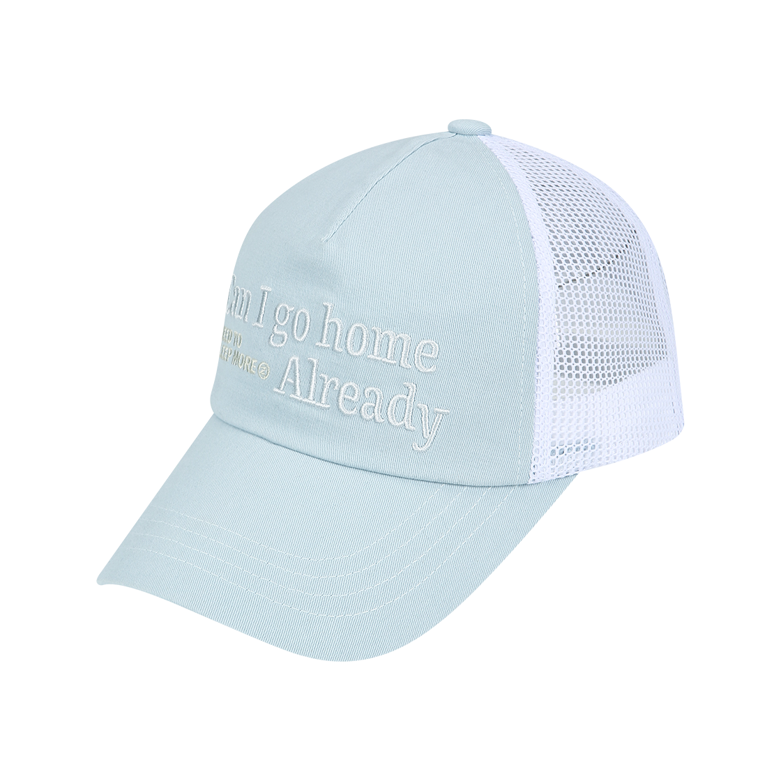 레이지지 캔 아이 고 홈 메쉬 볼캡 스카이(LAZYZ Can I Go Home Mesh Ball Cap - Sky)
