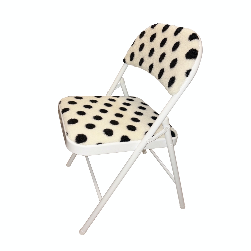 유라이크왓 덤블 도트 폴딩체어 (화이트)(you like what Dumble dot folding chair (white)) - 2