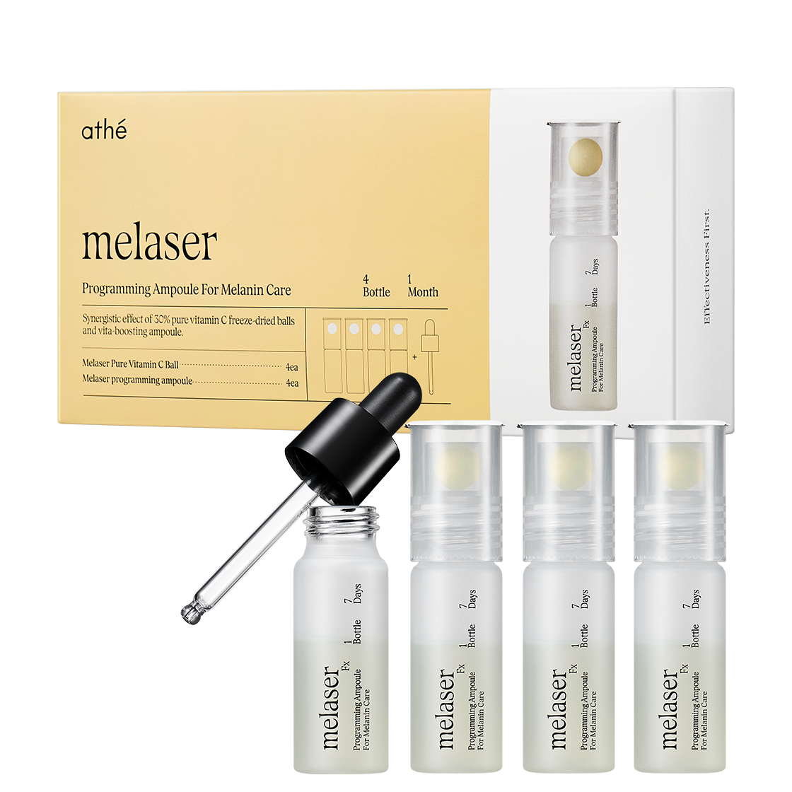 아떼 멜레이저 프로그래밍 앰플 4주 루틴 기프트박스(athe Mela-ser Programming Ampoule 4-Week Routine) - 2