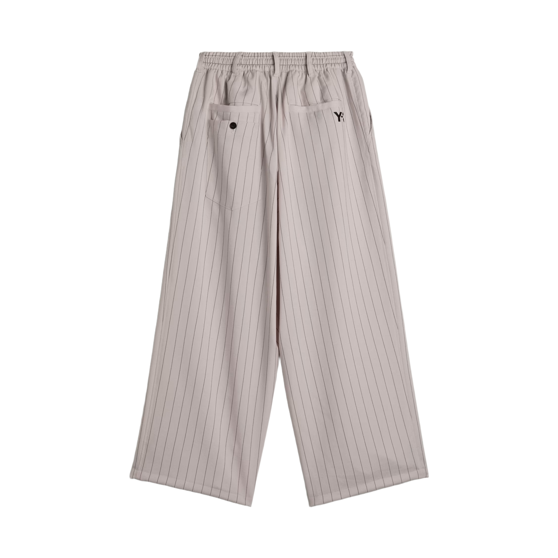 Y-3 스포츠 유니폼 핀스트라이프 트랙 팬츠 초크 펄 블랙(Y-3 Sport Uniform Pinstripe Track Pants Chalk Pearl Black) - 2