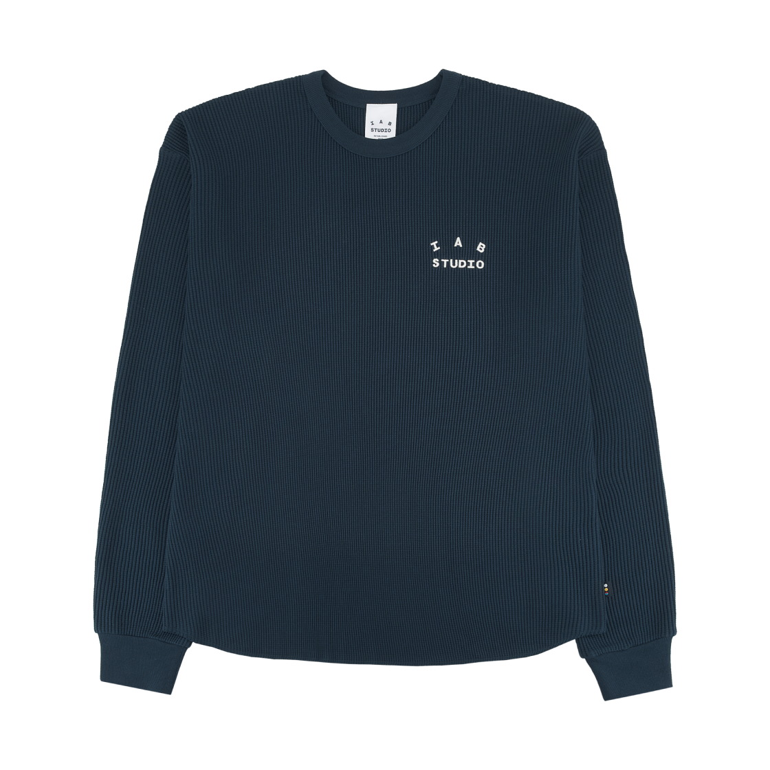 아이앱 스튜디오 아이앱 와플 롱슬리브 네이비(IAB Studio IAB Waffle Long Sleeve Navy)