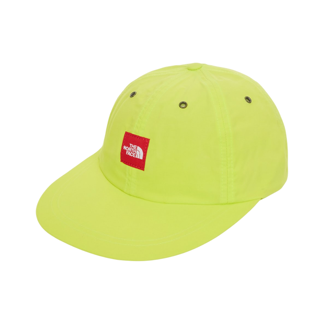 NE3CS41C The North Face TNF Red Box Nylon Hat Lime - 26SS