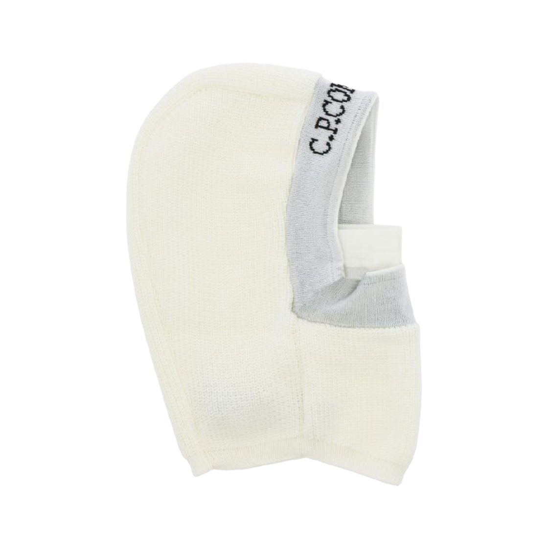C.P. 컴퍼니 로고 프론트 바라클라바 거즈 화이트 - 22FW(C.P. Company Logo Front Balaclava Gauze White - 22FW) - 1