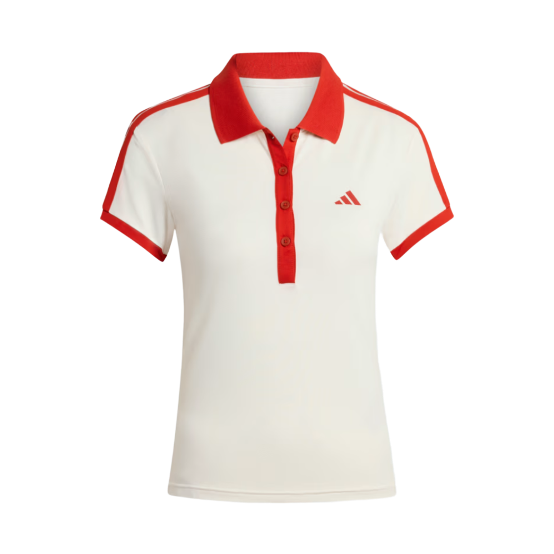 (W) 아디다스 테니스 클래식 폴로 셔츠 초크 화이트 - KR 사이즈((W) Adidas Tennis Classic Polo Shirt Chalk White - KR Sizing)