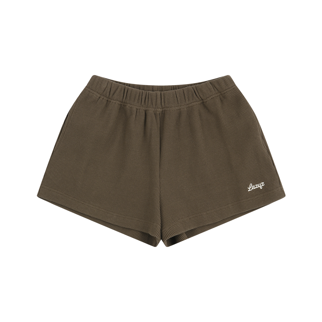 레이지지 베이크드 와플 라운지 쇼츠 브라운(LAZYZ Baked Waffle Lounge Shorts - Brown) - 1