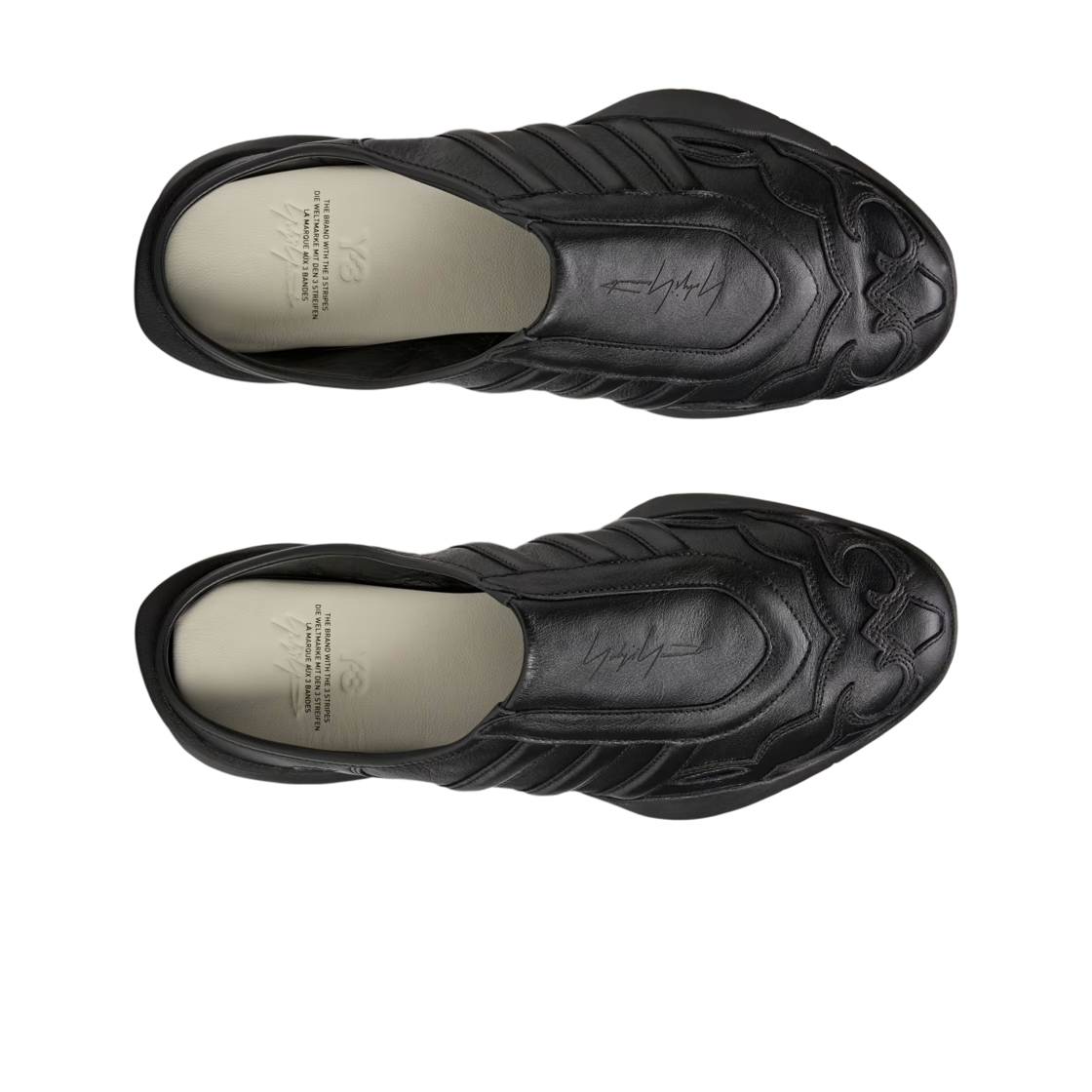 Y-3 레귤러 뮬 블랙 블랙(Y-3 Regular Mule Black Black) - 2