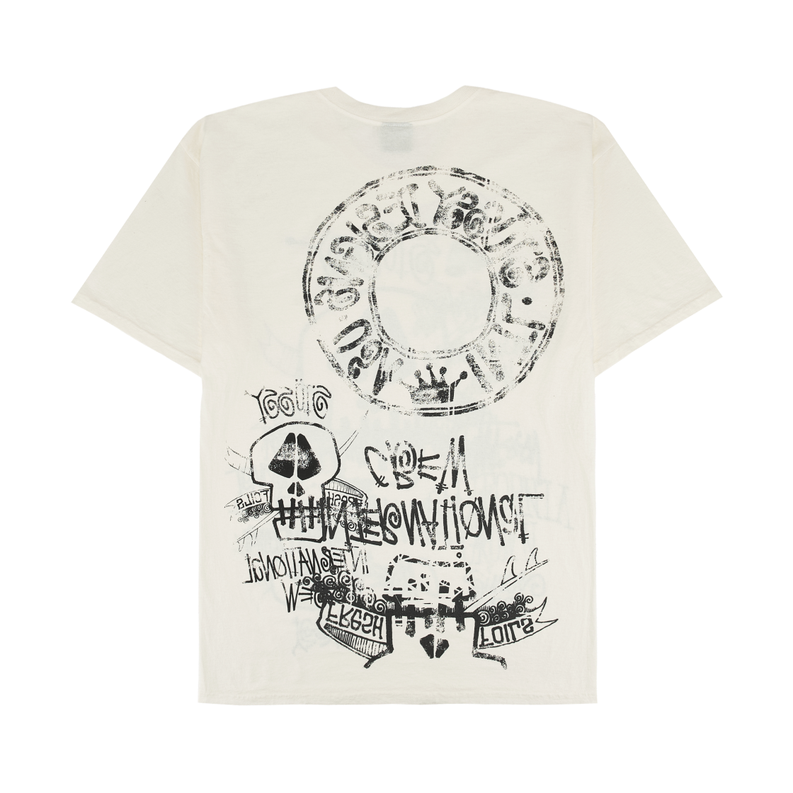 스투시 스컬 피그먼트 다이드 티셔츠 내츄럴(Stussy Skulls Pigment Dyed T-Shirt Natural) - 2