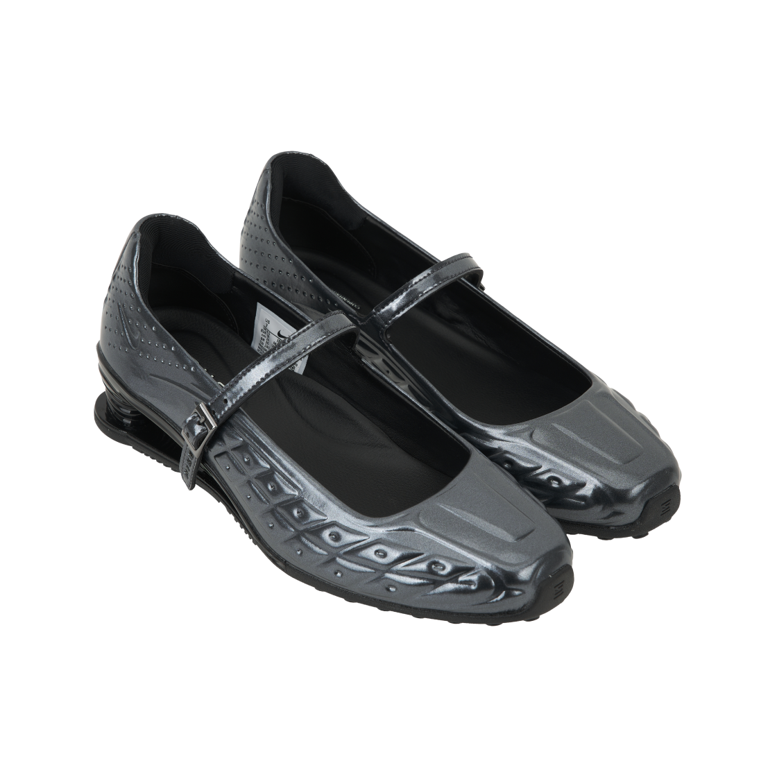 (W) 나이키 x 네이키드 샥스 Z 칼리스트라 블랙 블랙 오프 화이트((W) Nike x Naked Shox Z Calistra Black Black Off White) - 4