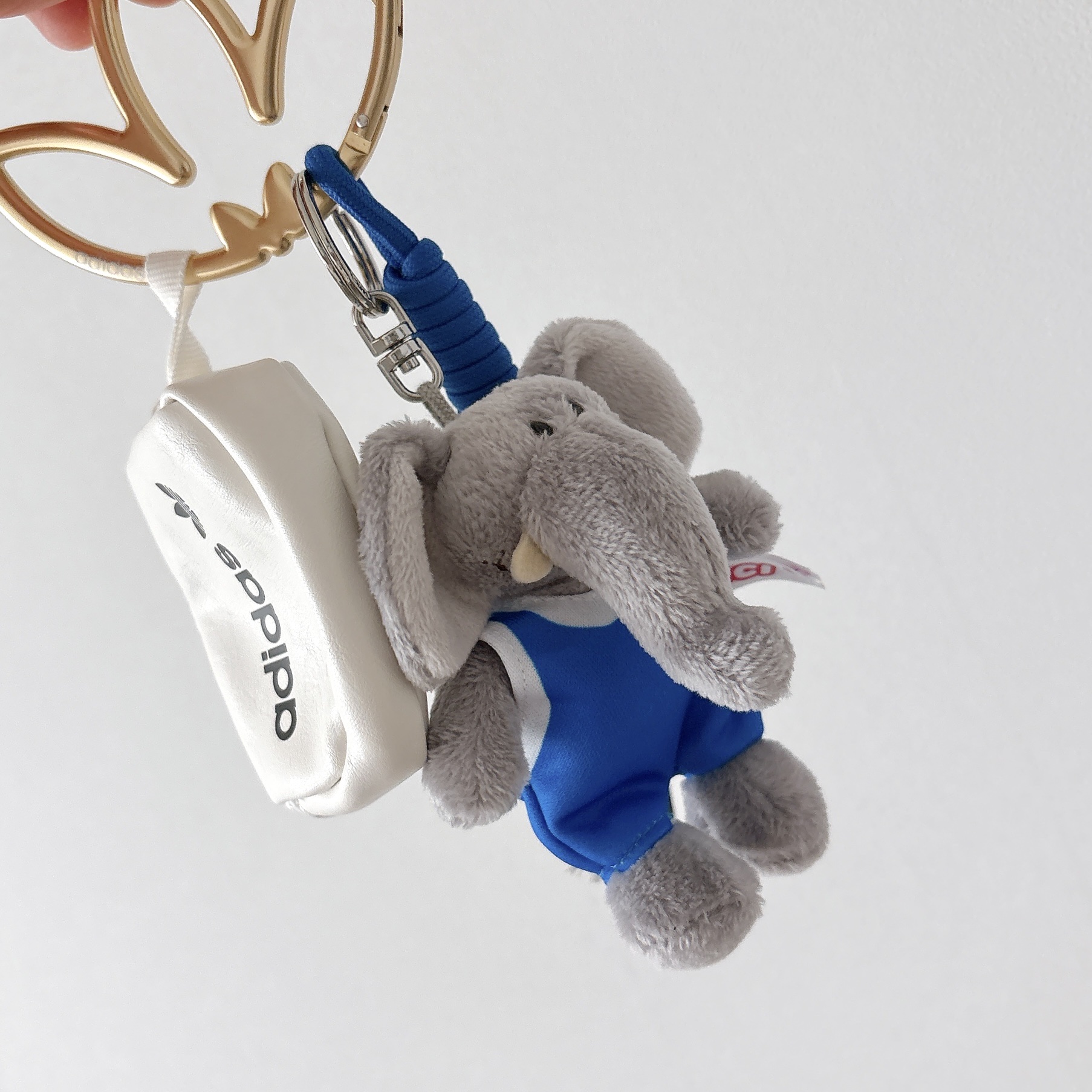 [KREAM 단독] NICI 10cm Elephant with wrestling costume BB 착용 스타일
