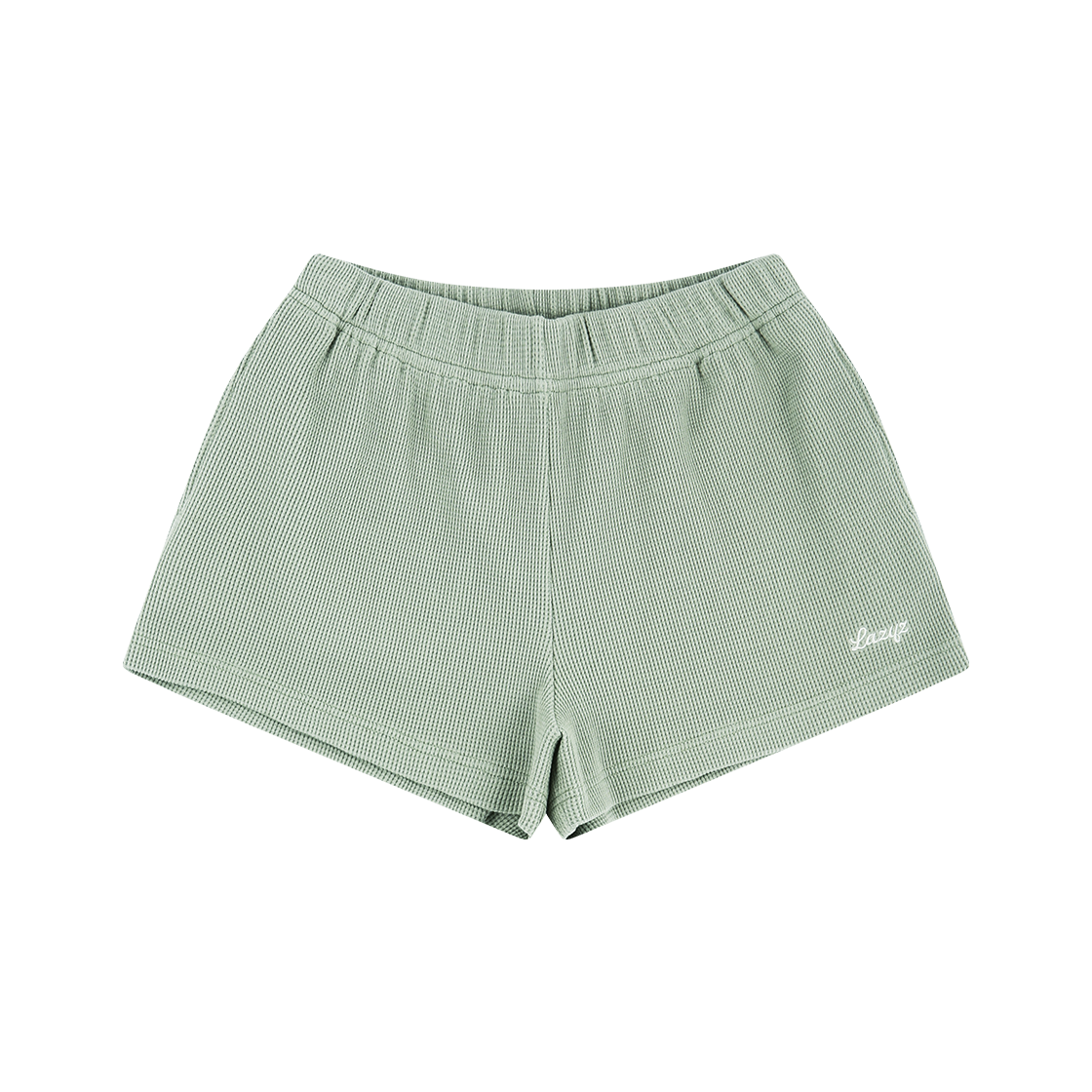 레이지지 베이크드 와플 라운지 쇼츠 세이지그린(LAZYZ Baked Waffle Lounge Shorts - Sage Green) - 1