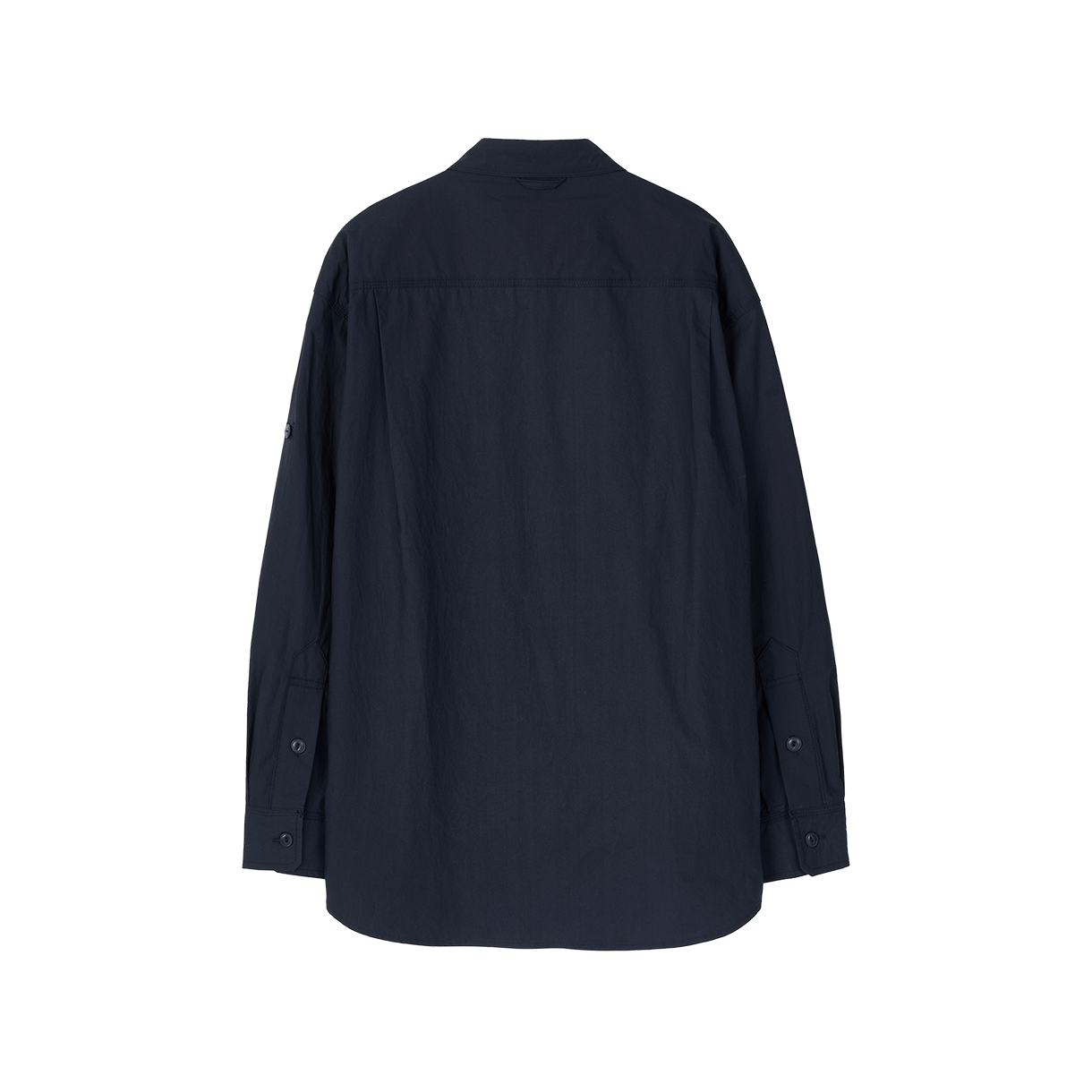 조우 원 포켓 페이퍼 워크 셔츠 네이비(CHOWOO One Pocket Paper Work Shirt Navy) - 2