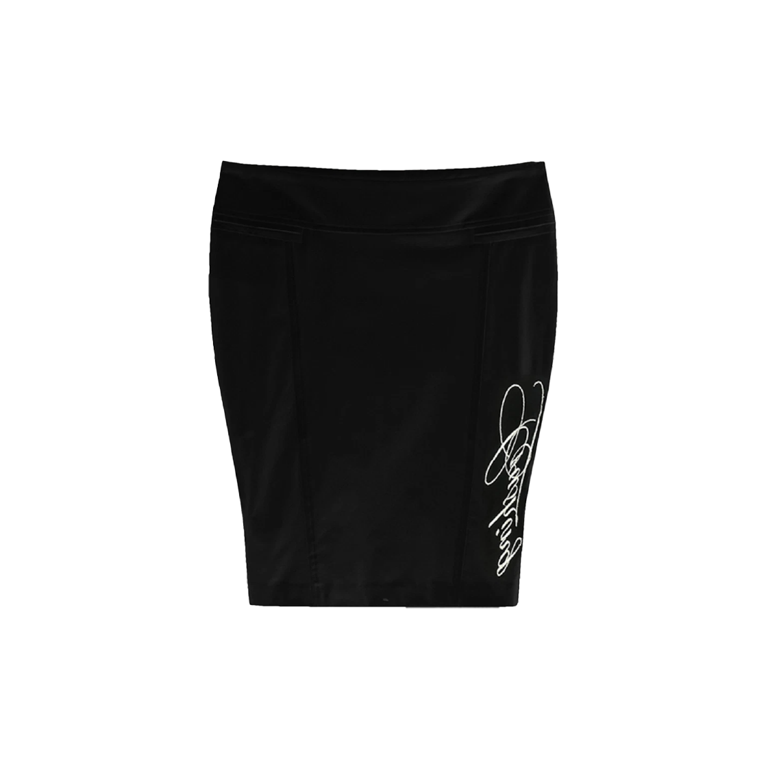 본네 슬릿 지퍼 스커트 블랙(Bonnae Slit zip skirt Black)