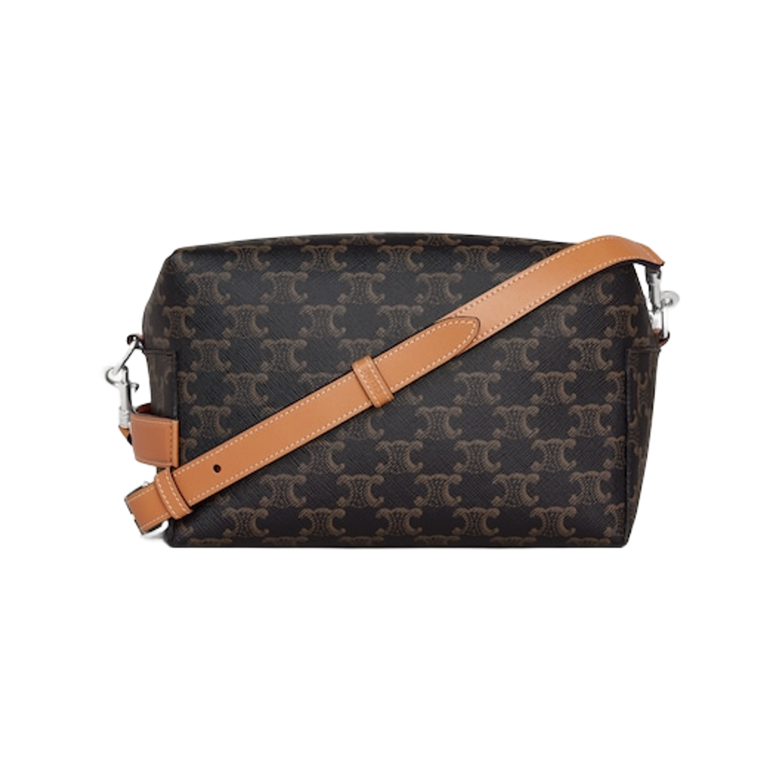 셀린느 테이크 어웨이 크로스바디백 트리옹프 캔버스 앤 카프스킨 탄(Celine Take Away Crossbody Bag in Triomphe Canvas and Calfskin Tan) - 2