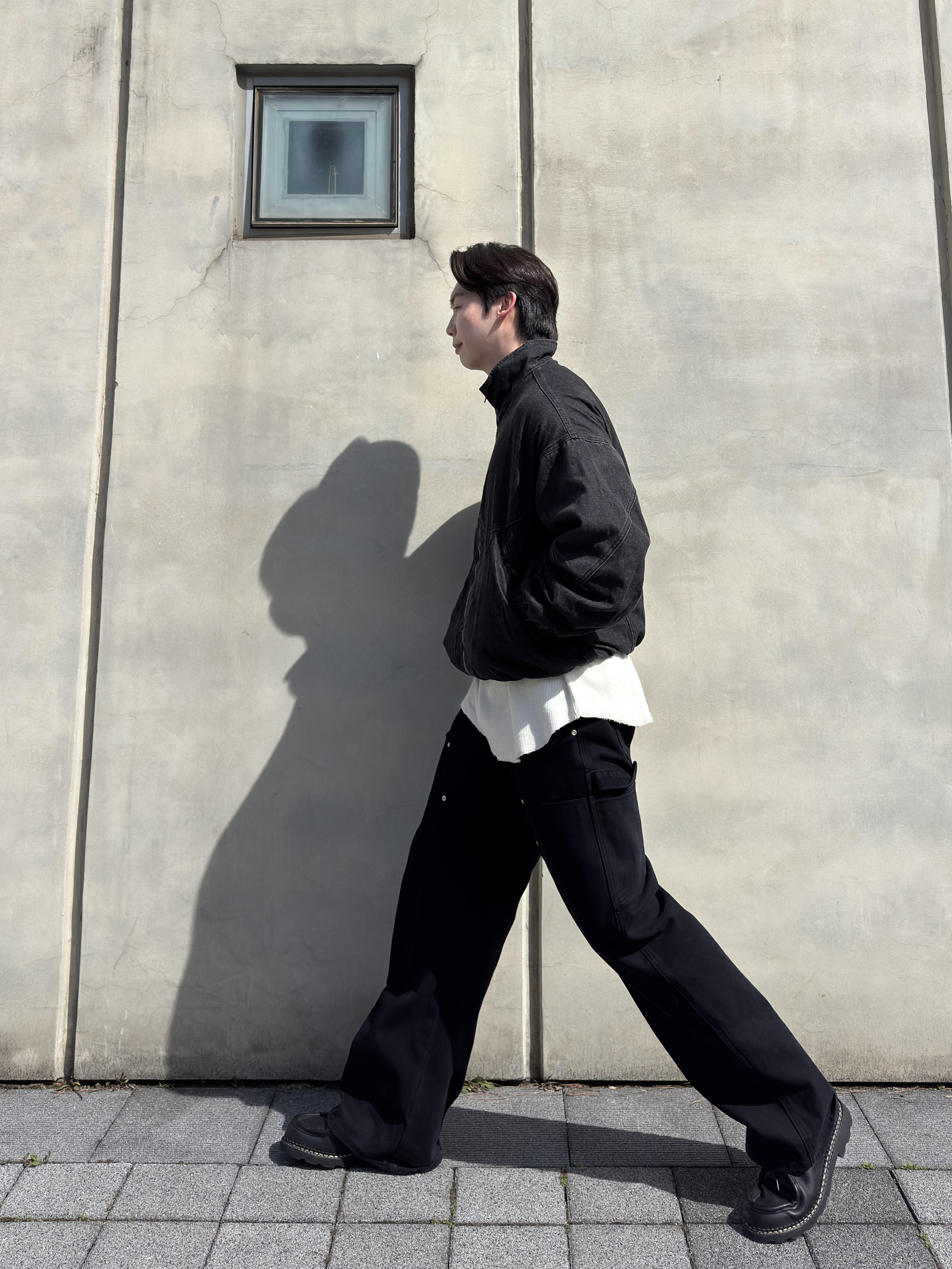 Paraboot Michael Lisse Black 착용 스타일 - 1