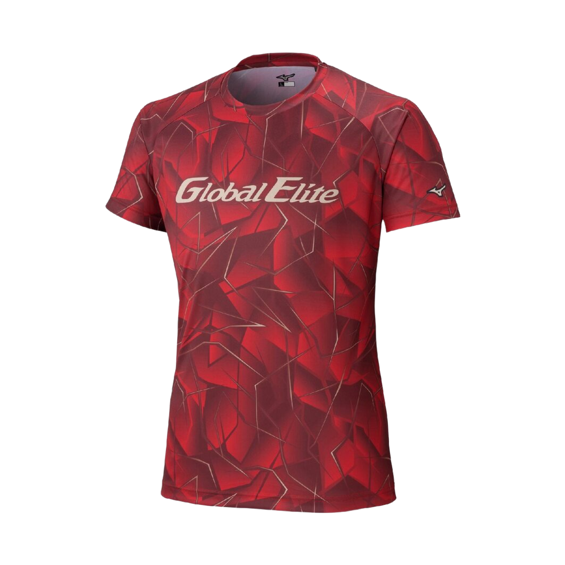12JADT5862 Mizuno Global Elite Graphic T-Shirt Red