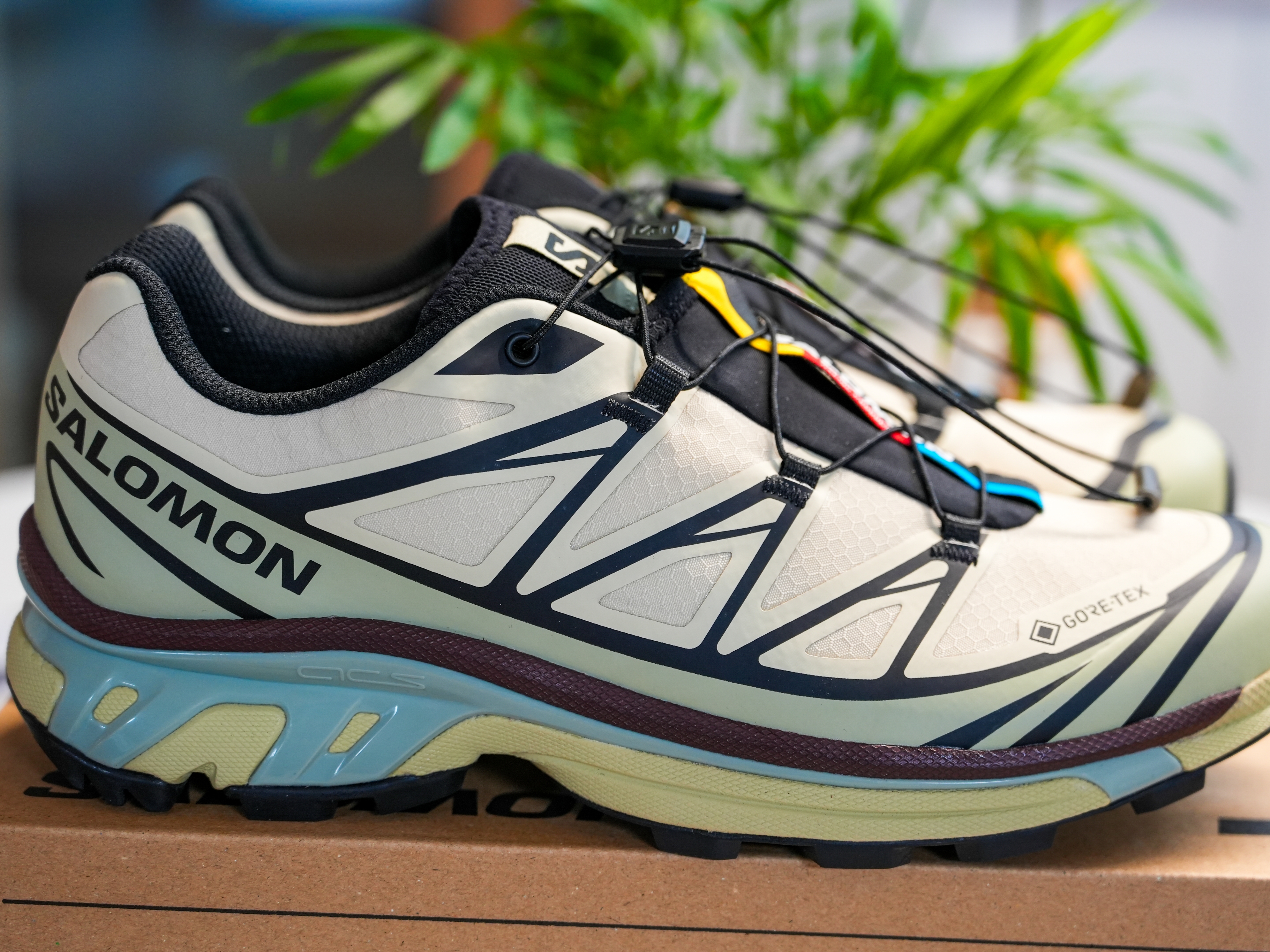 Salomon XT-6 GTX Asparagus Green Tea 착용 스타일 - 10