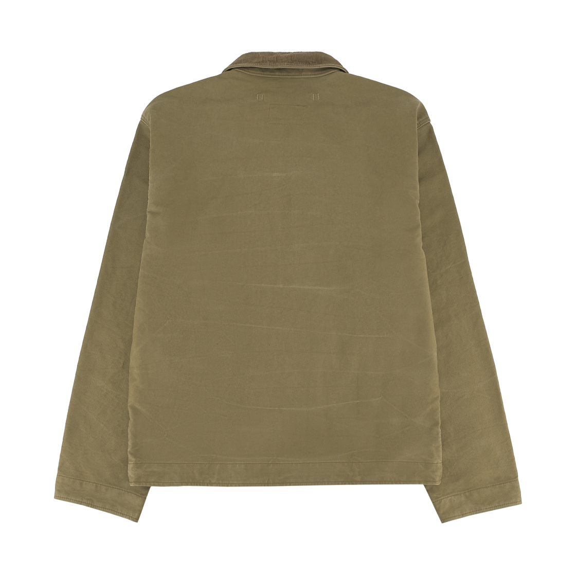 더블알엘 코듀로이 칼라 코튼 덱 자켓 카키 드랩(Double RL Corduroy Collar Cotton Deck Jacket Khaki Drab) - 2