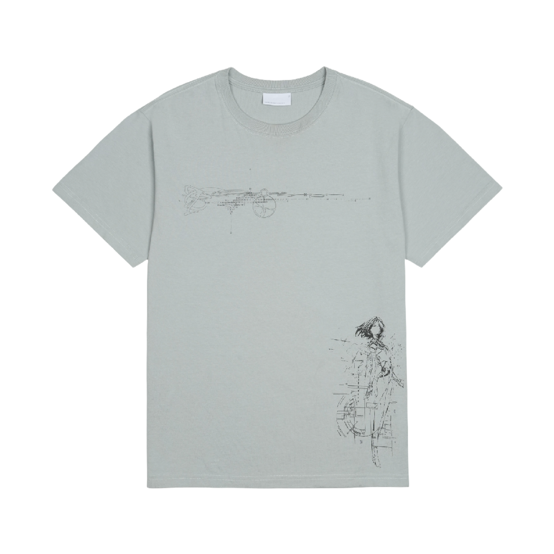 산산기어 레조니언 티셔츠 스카이 블루(Sansan Gear Resonian T-Shirt Sky Blue)