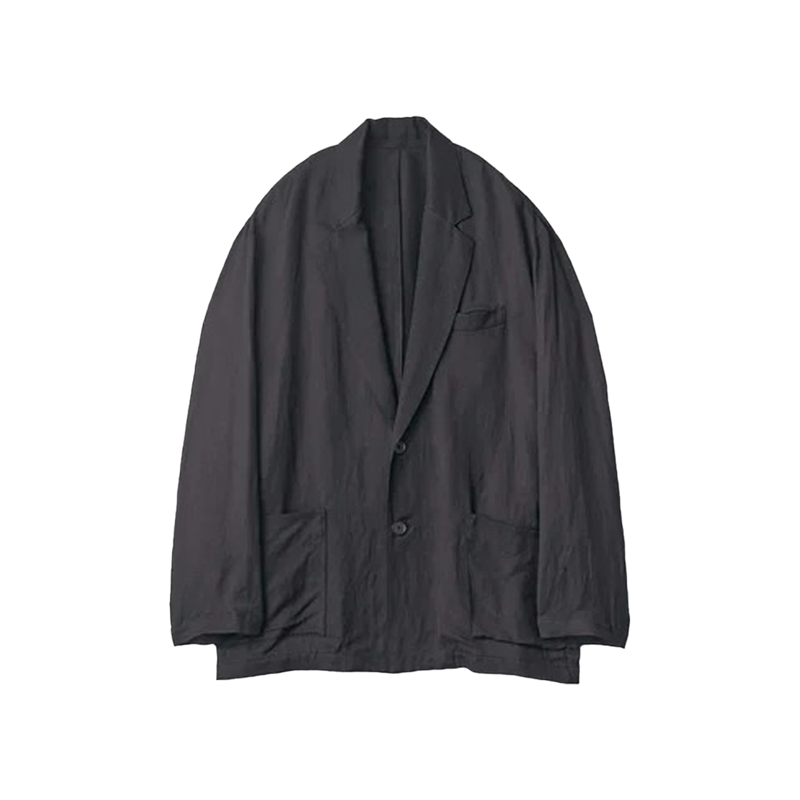 슈타인 비스코스 린넨 브라이트 트윌 싱글 브레스티드 자켓 블랙 - 26SS(ssstein Vis/Li Bright Twill Single Breasted Jacket Black - 26SS)