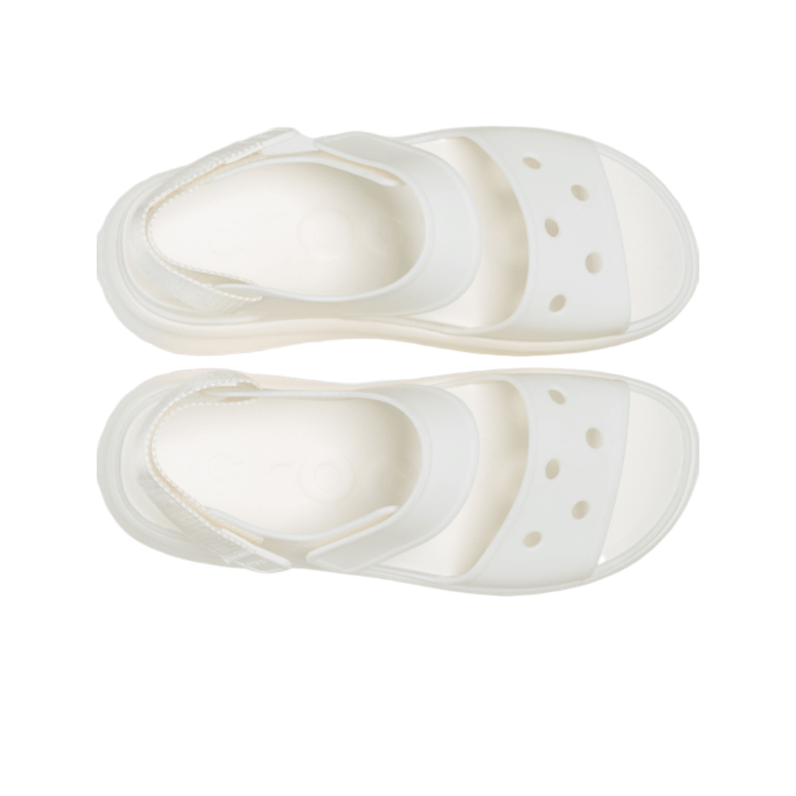 (W) 크록스 소호 와이 스트랩 샌들 초크((W) Crocs Soho Y Strap Sandal Chalk) - 2