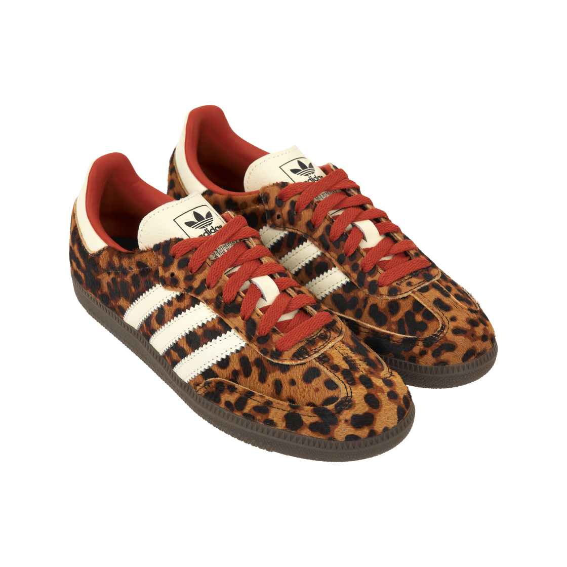 (W) 아디다스 삼바 OG 코어 블랙 프리러브드 레드((W) Adidas Samba OG Core Black Preloved Red) - 4