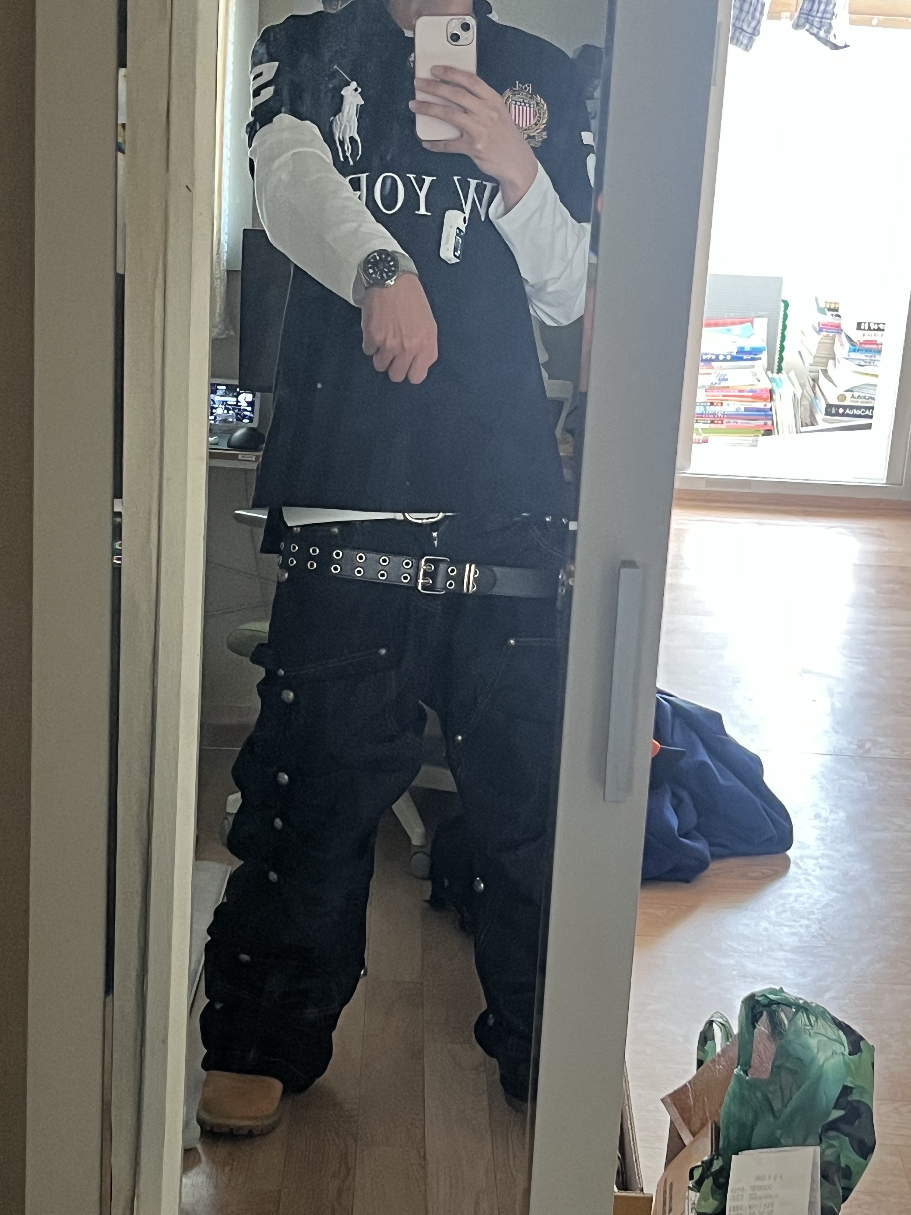 Timberland Premium 6 inch Waterproof Boot Wheat Nubuck - Wide 착용 스타일 - 5