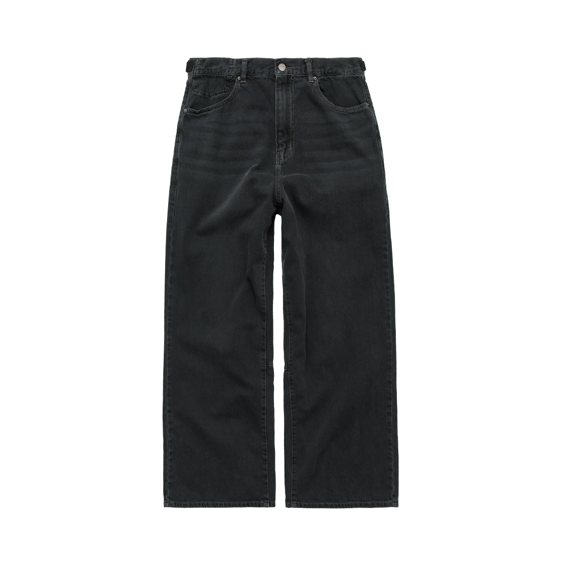 폴리테루 고시마 데님 팬츠 워시드 블루 차콜(Polyteru Gosima Denim Pants Washed Blue Charcoal)
