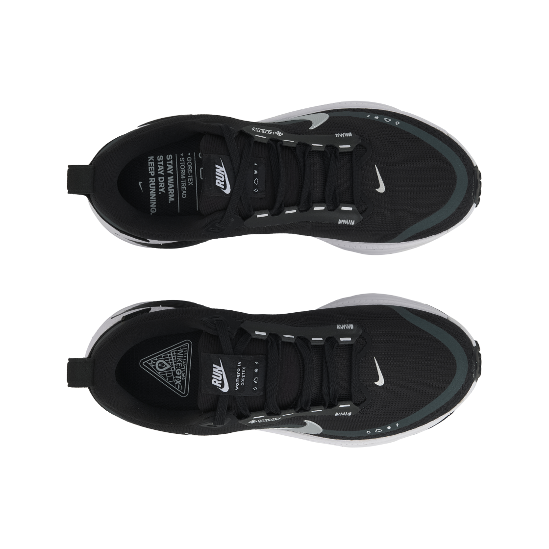 (W) 나이키 보메로 18 고어텍스 블랙 앤트러사이트((W) Nike Vomero 18 Gore-Tex Black Anthracite) - 5