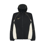 Nike Strike+ Repel Hooded Football Jacket Black Pale Ivory - Asia