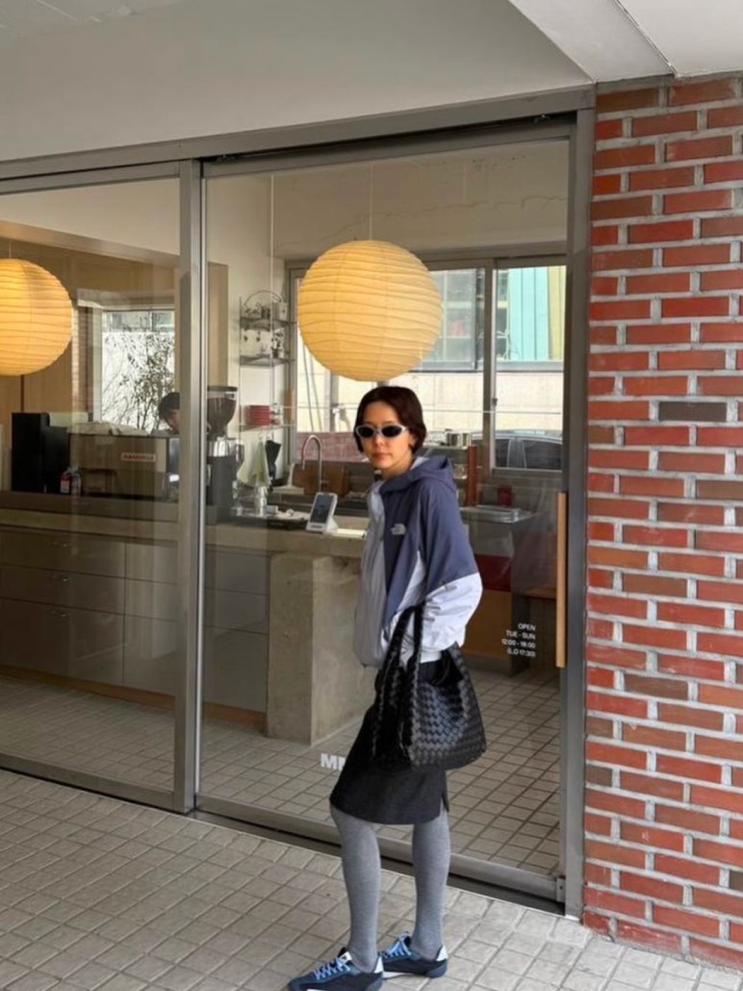 The North Face Montera Jacket Dark Shadow - 26SS, The North Face Montera Jacket Black - 26SS 착용 스타일 - 2