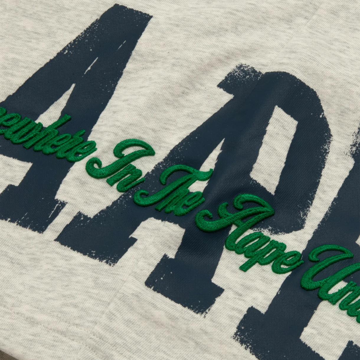 에이프 베이직 스웻 쇼츠 헤더 그레이 - 26SS(AAPE Basic Sweat Shorts Heather Grey - 26SS) - 5