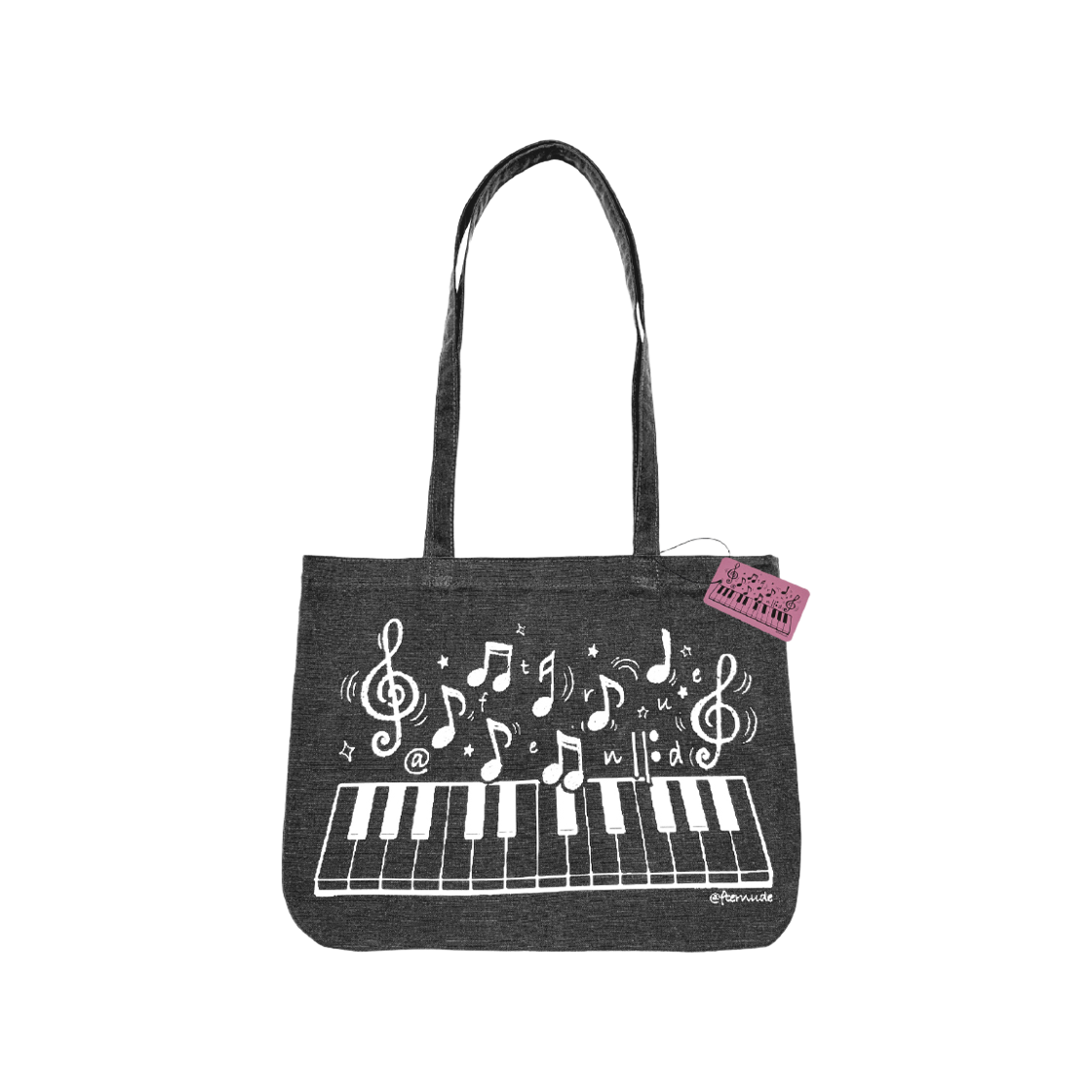 에프터누드 피아노 백 차콜(Afternude Piano Bag Charcoal) - 1