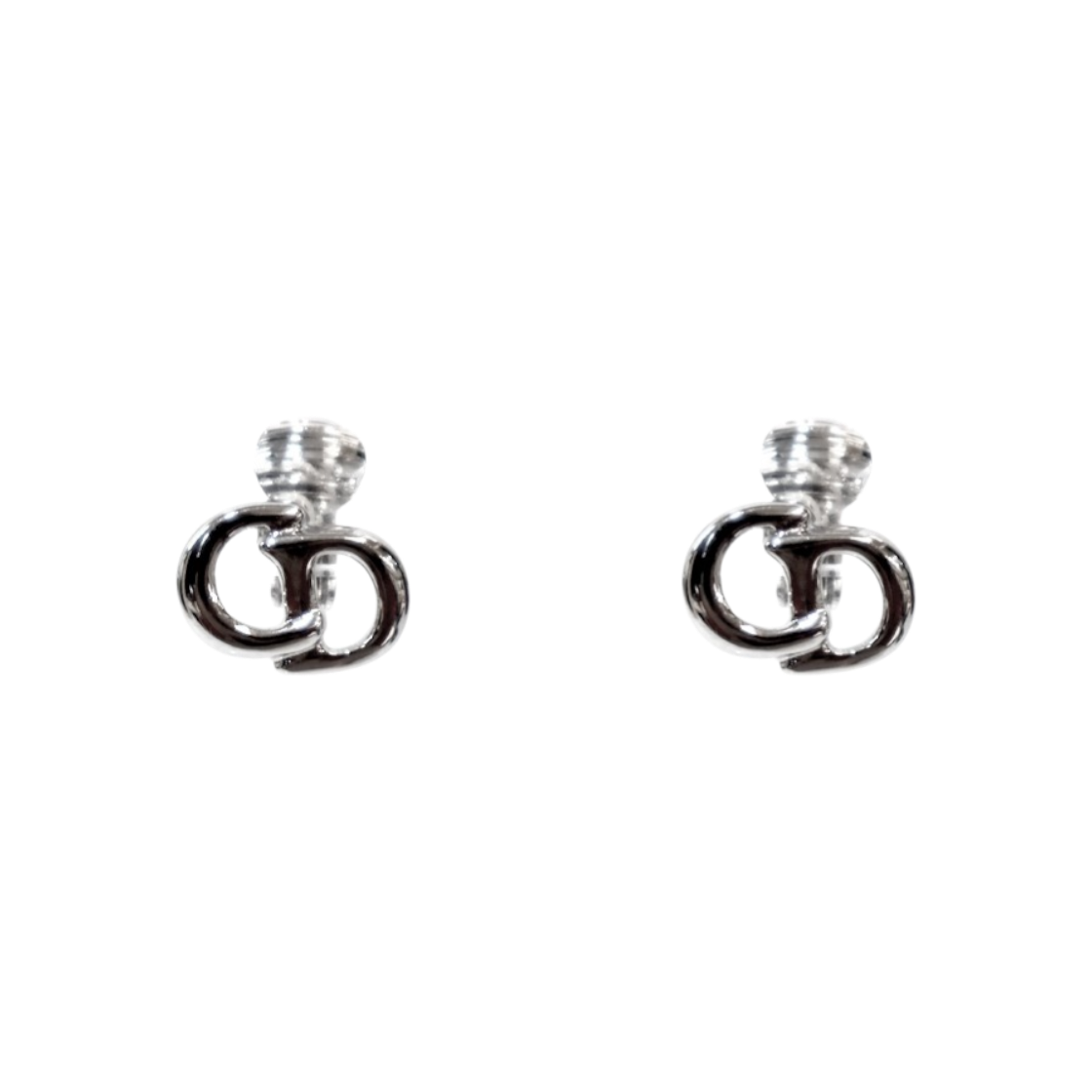 ITBHMH9PQFMC Dior CD Silver Earrings A-B50825