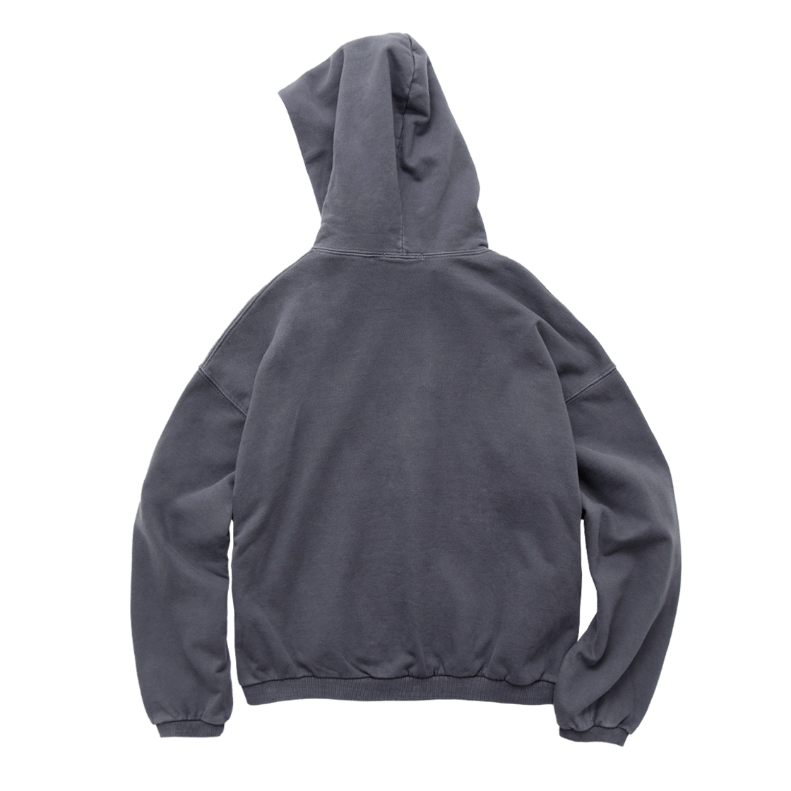 폴리테루 휴먼인덱스 휴먼 오버다이드 집 후디 블루 그레이(Polyteru Human Index Human Overdyed Zip Hoodie Blue Gray) - 2