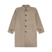 Zara Houndstooth Reversible Trench Coat Beige