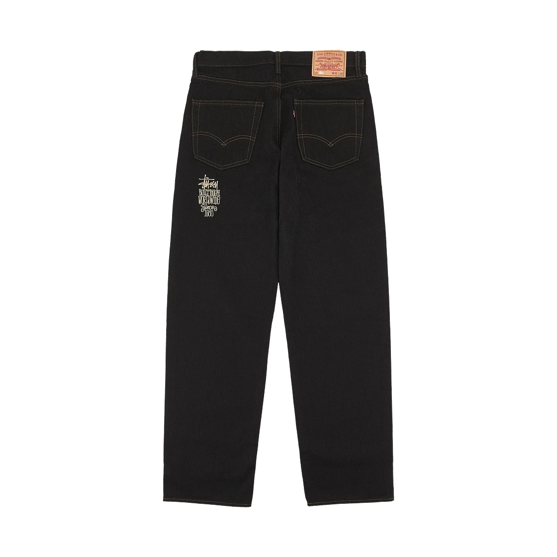Stussy Stussy x Levi's Crispy Rinse 568 Jean Black · 32x32