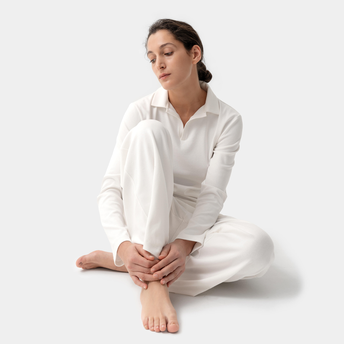 씨피티에스 모달 코튼 라운지 셋업 클라우디 화이트(CPTS MODAL COTTON LOUNGE SET CLOUDY WHITE) - 2