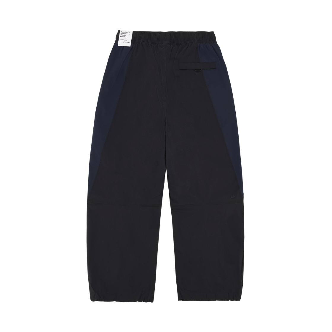 나이키 테크 드라이핏 우븐 컬러 블록 오버사이즈 트라우저 블랙 옵시디언 - 아시아(Nike Tech Dri-Fit Woven Colour Block Oversized Trousers Black Obsidian - Asia) - 2