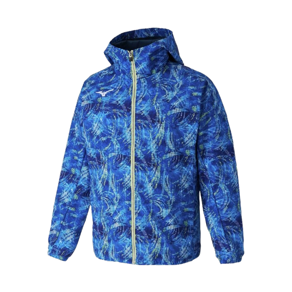 미즈노 트레이닝 크로스 자켓 에스테이트 블루 라이트닝 옐로우(Mizuno Training Cross Jacket Estate Blue Lightning Yellow)