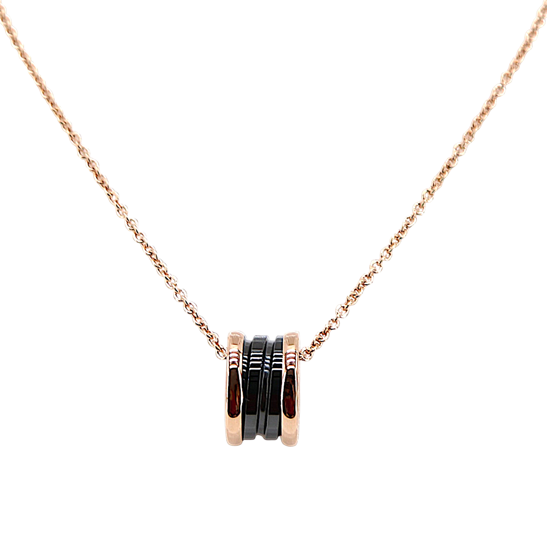 불가리 비제로원 네크리스 로즈골드 346083(Bulgari B.Zero1 Rose Gold Necklace 346083)