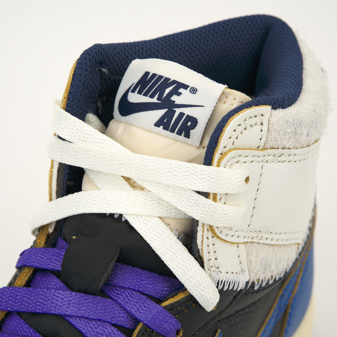 조던 1 x 프라그먼트 x 유니온 LA 레트로 하이 OG SP 블랙 네이비(Jordan 1 x Fragment x Union LA Retro High OG SP Black Navy) - 8