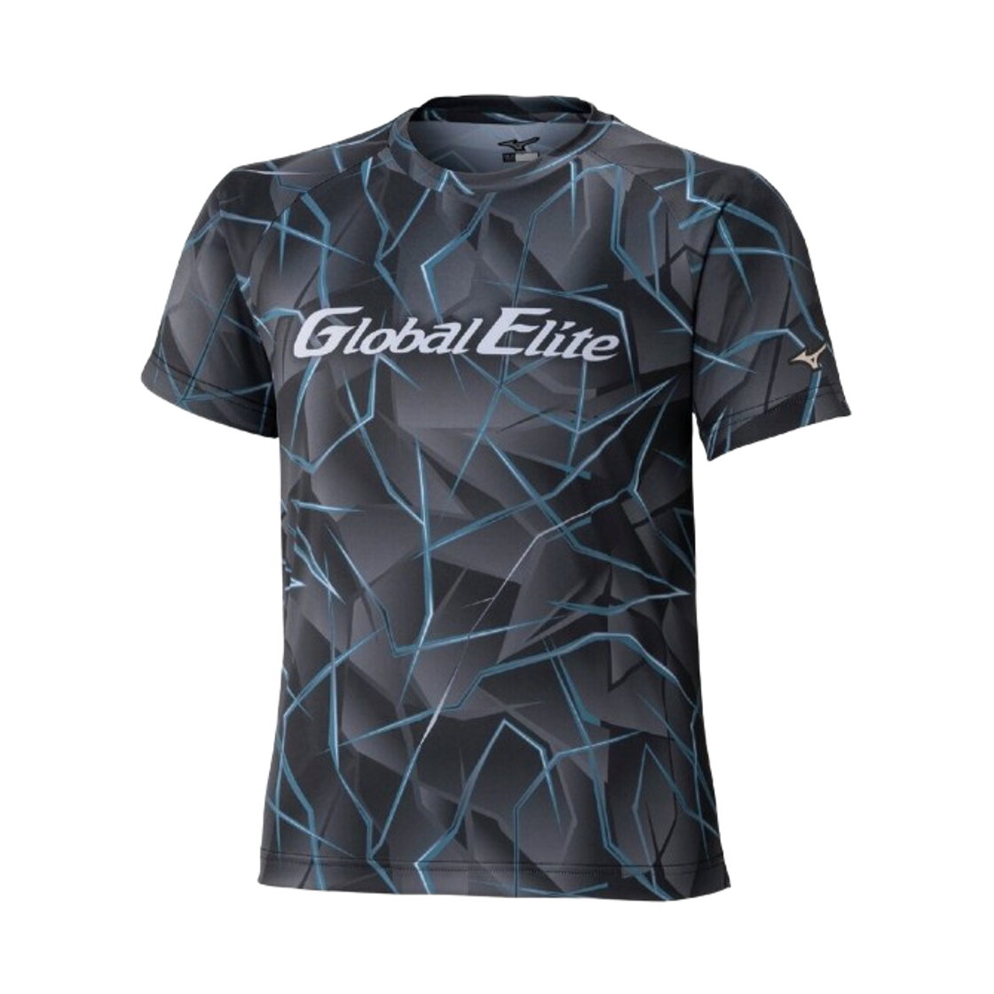12JADT6809 (Kids) Mizuno Global Elite Graphic T-Shirt Black