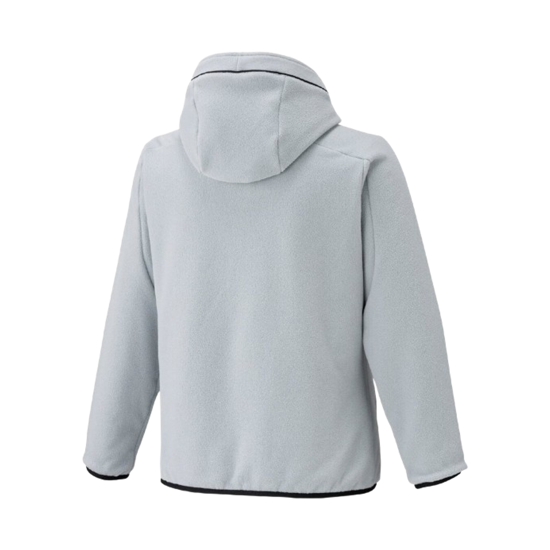 (키즈) 글로벌 엘리트 식 플리스 후드 그레이((Kids) Mizuno Global Elite Thick Fleece Hoodie Grey) - 2