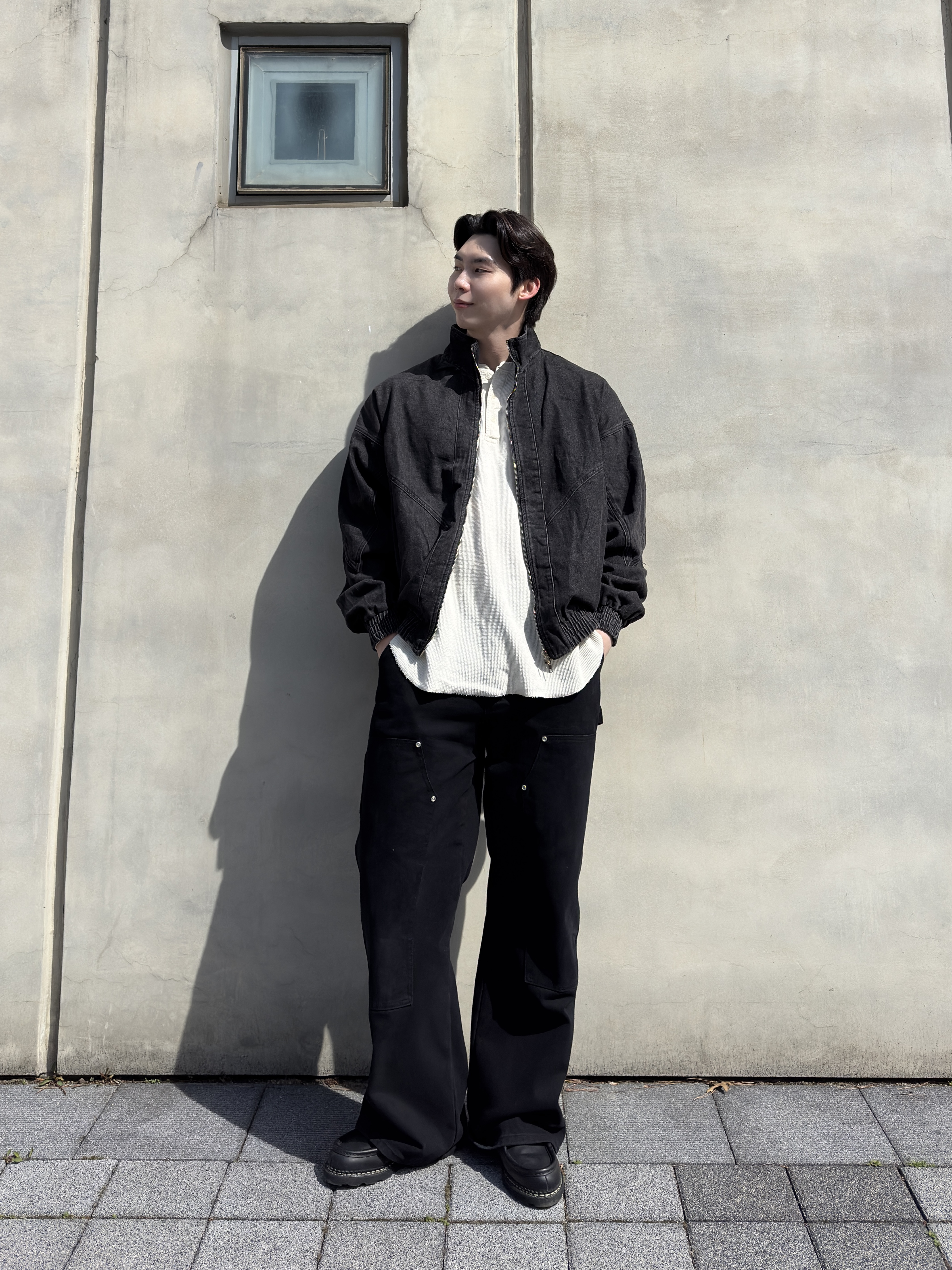 Paraboot Michael Lisse Black 착용 스타일 - 2