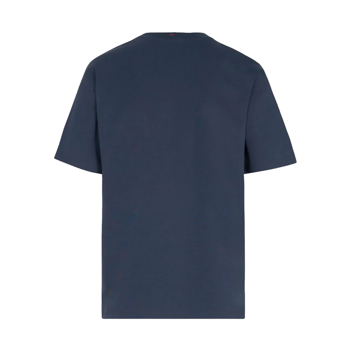 몽클레르 데님 포켓 코튼 블렌드 티셔츠 네이비 블루 - 26SS(Moncler Cotton Blend T-Shirt with Denim Pocket Navy Blue - 26SS) - 2