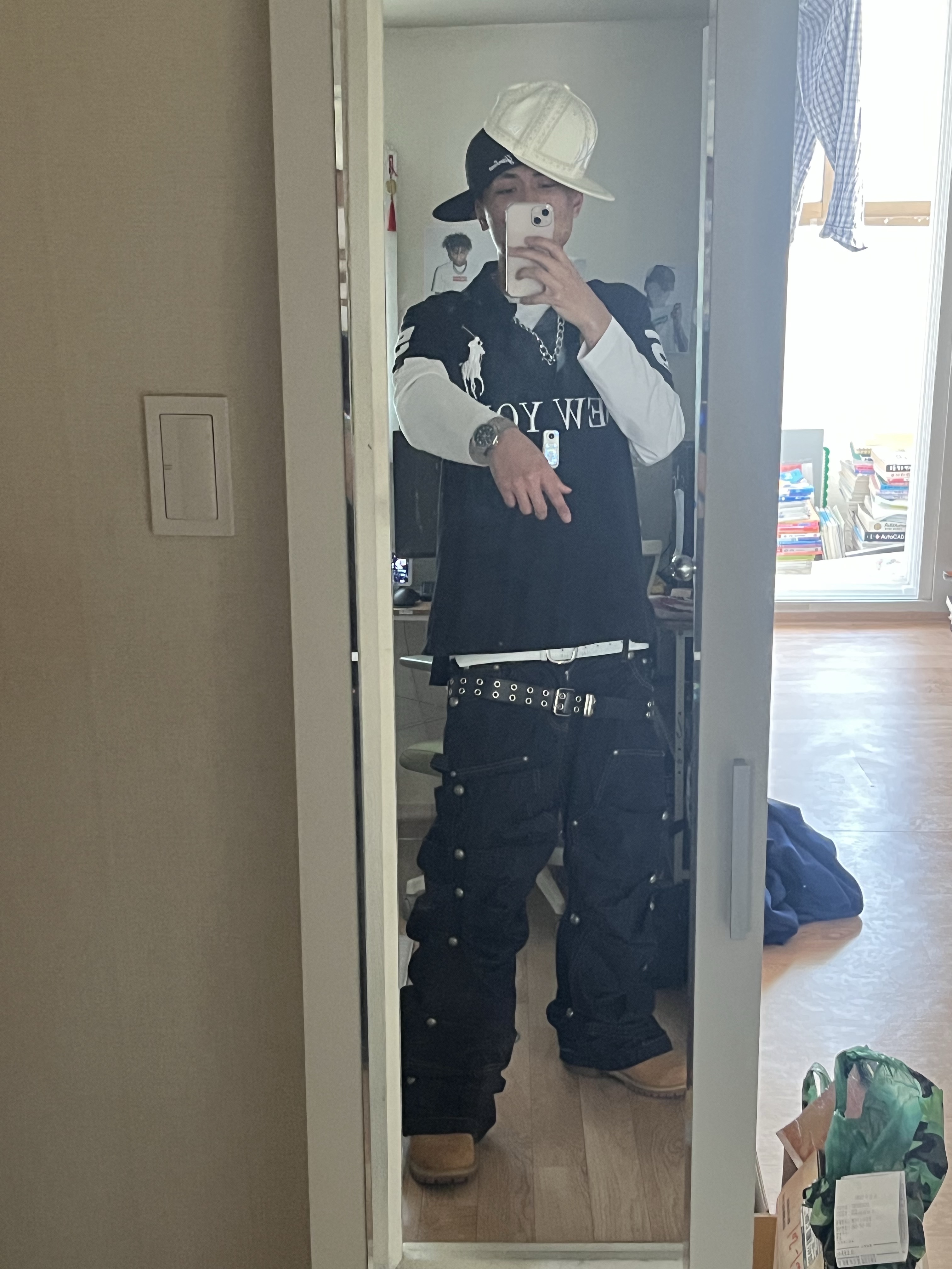 Timberland Premium 6 inch Waterproof Boot Wheat Nubuck - Wide 착용 스타일 - 4