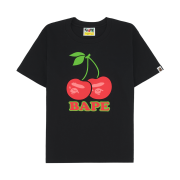 (W) BAPE Cherry T-Shirt Black