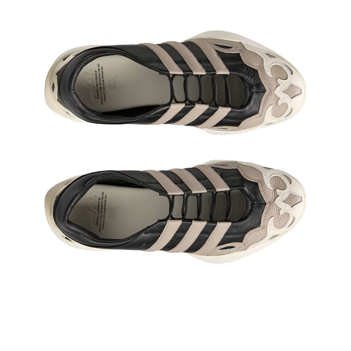 Y-3 레귤러 메리 제인 블랙 오프 화이트(Y-3 Regular Mary Jane Black Off White) - 2
