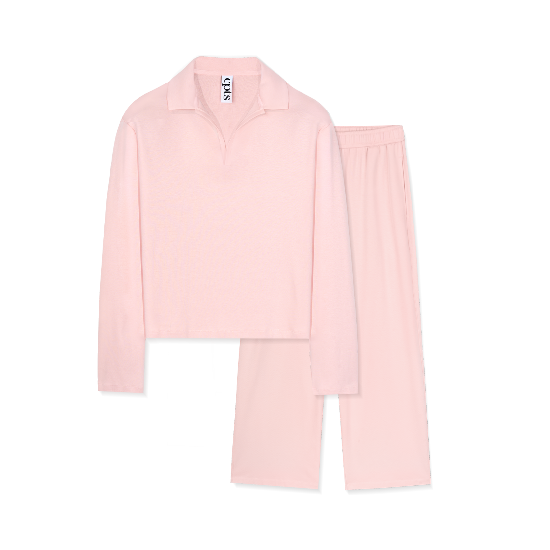 씨피티에스 모달 코튼 라운지 셋업 라이트 핑크