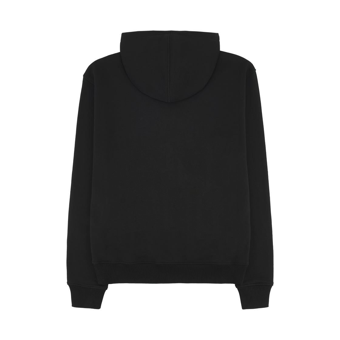 아미 스몰 하트 로고 루프백 오가닉 코튼 플리스 후드 집업 블랙(AMI de Coeur Loopback Oragnic Cotton Fleece Zipped Hoodie Black) - 2